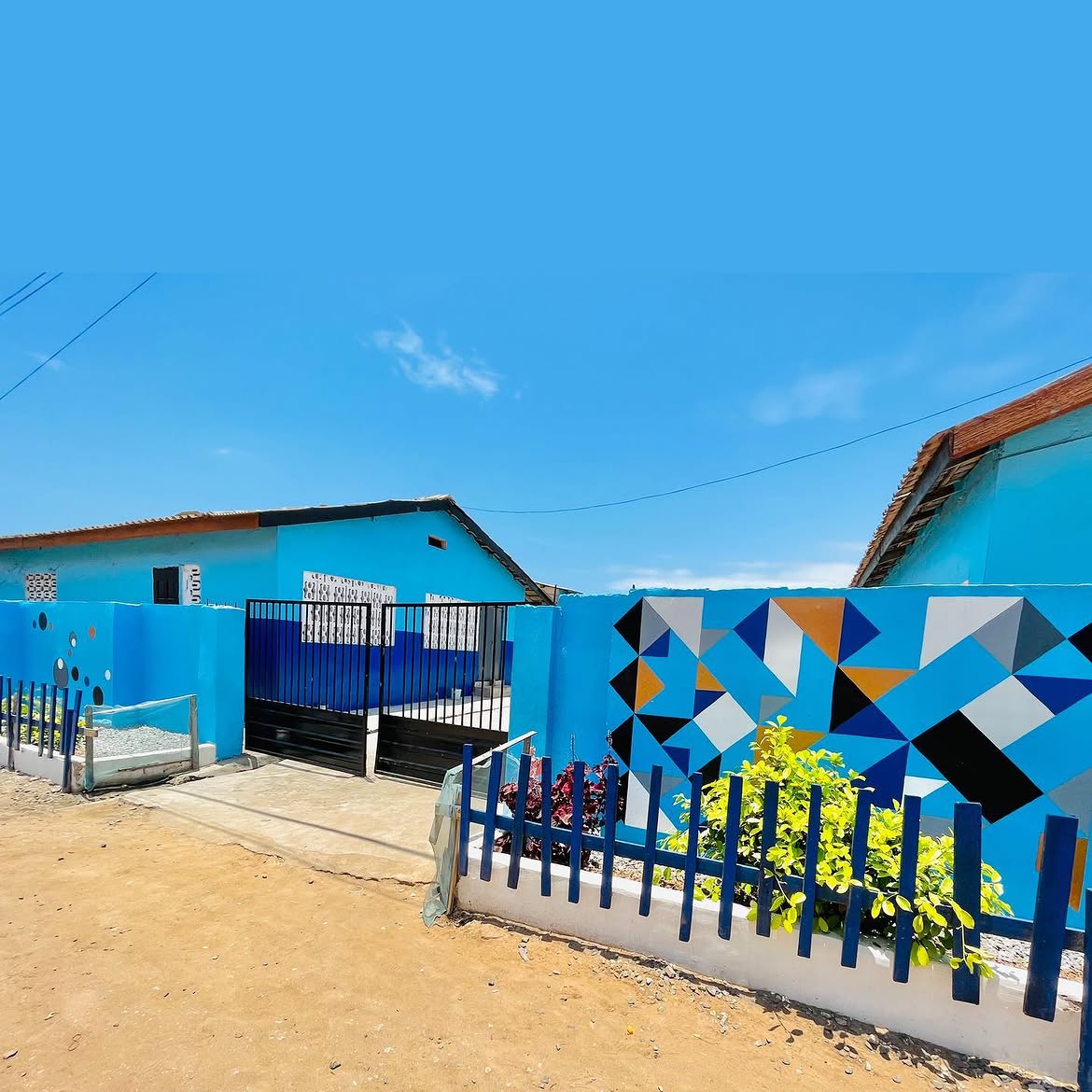 The school compound